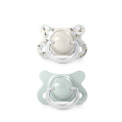 Suavinex Birdies Dudlík fyziologický SX Pro -2 - 2 m, 2 ks - Zelený