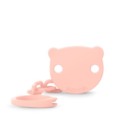 Suavinex Wild & Free Klip na dudlík - Růžový