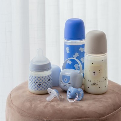 Suavinex Wild & Free Dudlík fyziologický SX Pro 0 - 6 m, 2 ks - Modrý - obrázek