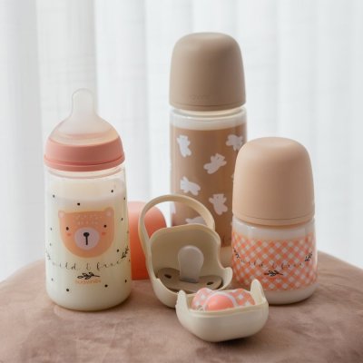 Suavinex Wild & Free Dudlík fyziologický SX Pro 0 - 6 m, 2 ks - Růžový - obrázek