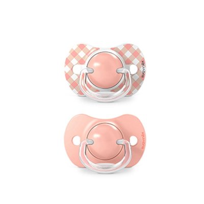 Suavinex Wild & Free Dudlík fyziologický SX Pro 0 - 6 m, 2 ks - Růžový