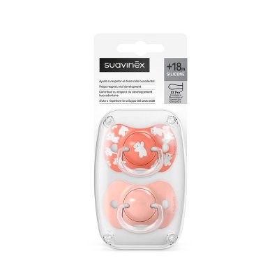 Suavinex Wild & Free Dudlík fyziologický SX Pro 18 m+, 2 ks - Růžový - obrázek