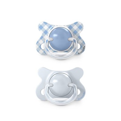 Suavinex Wild & Free Dudlík fyziologický SX Pro -2 - 2 m, 2 ks - Modrý