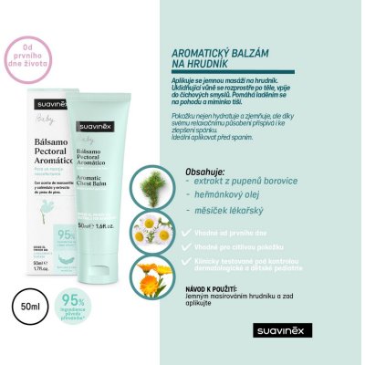 Suavinex Balzám na hrudník pro uvolnění hlenů, 50 ml - obrázek