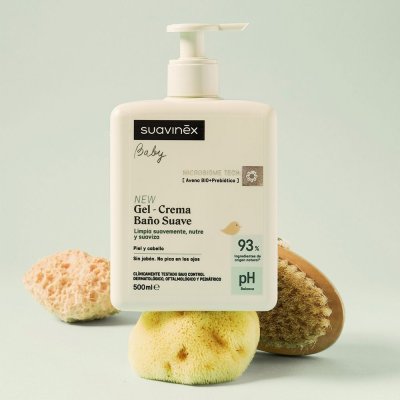 Suavinex Jemný koupelový krémový gel, 500 ml - obrázek