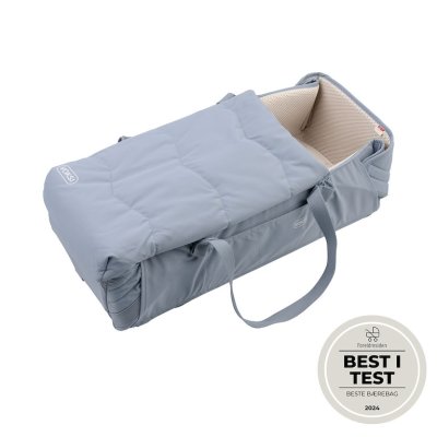 Voksi Carry Me Přenosné lůžko - Misty Blue Leaf - obrázek