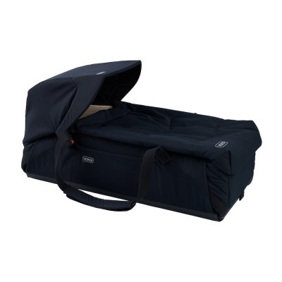 Voksi Carry Me Stříška pro přenosné lůžko s moskytiérou - Black - obrázek