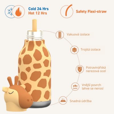 Asobu Bestie Termoláhev 460 ml - Gerry the Giraffe - obrázek