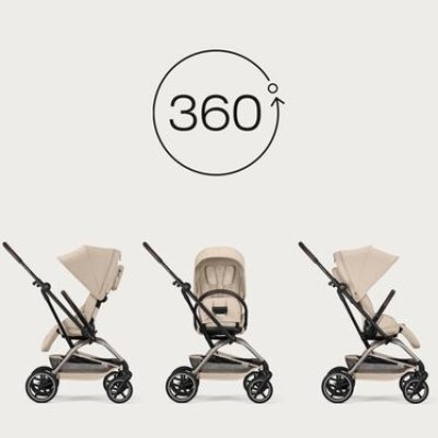 Cybex Eezy S Twist+2 - Taupe/Almond Beige - obrázek