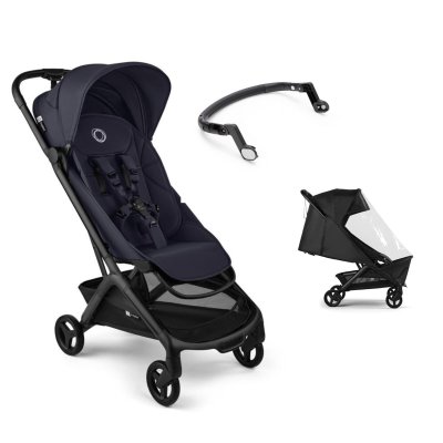 Bugaboo Butterfly 2 + Pláštěnka + Bezpečnostní madlo - Deep Indigo