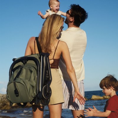 Bugaboo Butterfly 2 + Pláštěnka + Bezpečnostní madlo - Forest Green - obrázek