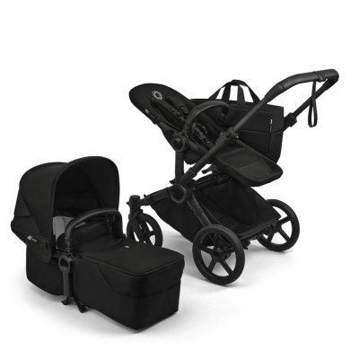 Bugaboo Donkey6 Kompletní kočárek - Black/Heritage Black - obrázek