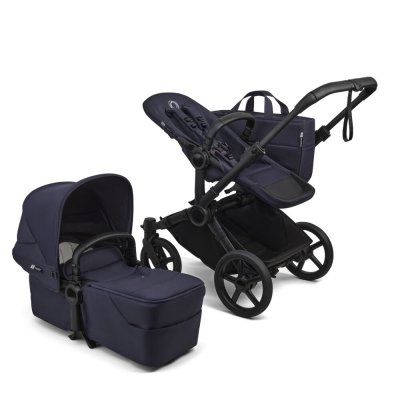 Bugaboo Donkey6 Kompletní kočárek - Black/Deep Indigo - obrázek
