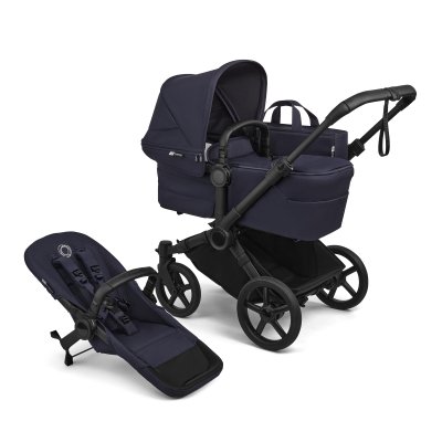 Bugaboo Donkey6 Kompletní kočárek - Black/Deep Indigo