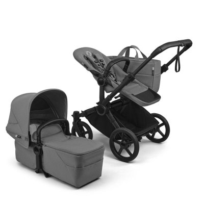 Bugaboo Donkey6 Kompletní kočárek - Black/Moon Grey - obrázek