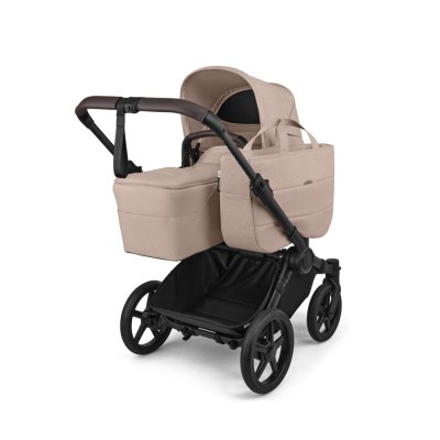 Bugaboo Donkey6 Kompletní kočárek - Black/Desert Taupe Melange - obrázek