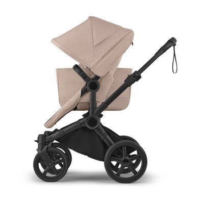 Bugaboo Donkey6 Kompletní kočárek - Black/Desert Taupe Melange - obrázek