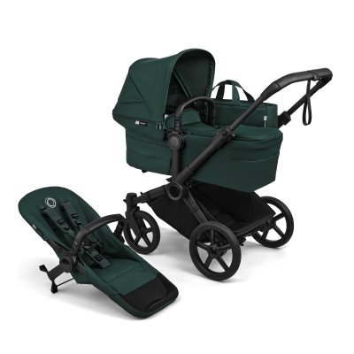 Bugaboo Donkey6 Kompletní kočárek - Black/Fern Green
