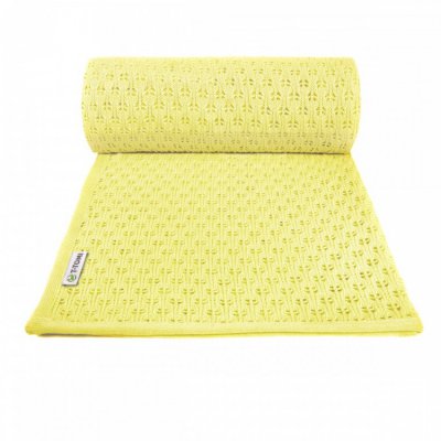 T-tomi pletená deka Summer - Žlutá