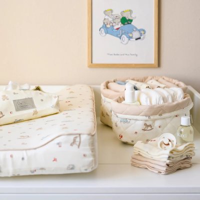 Cam Cam Copenhagen Mušelínové pleny s potiskem GOTS, 2 ks - Vintage Toys - obrázek