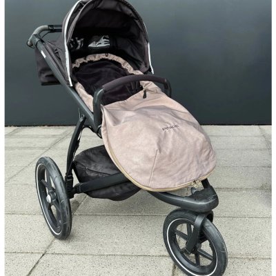 Pinkie Fusak slabší s podélnými otvory Softshell – Taupe - obrázek