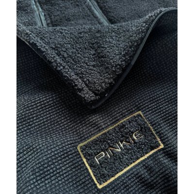 Pinkie Lehký fusak s podélnými otvory Fur Teddy 0 - 12 m - Black - obrázek