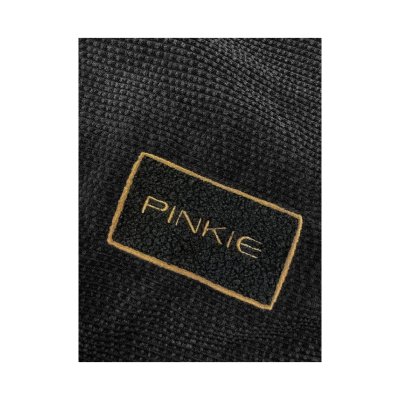 Pinkie Lehký fusak s podélnými otvory Fur Teddy 0 - 12 m - Black - obrázek