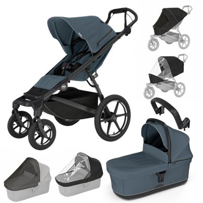 Thule Urban Glide 4-wheel Kompletní kočárek + příslušenství - Dark Slate