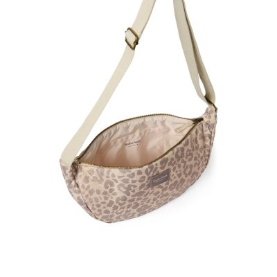 Studio Noos Crossbody ledvinka Puffy - Cream Leopard - obrázek