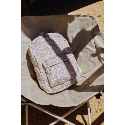 Studio Noos Dětský batoh Midi Puffy - Cream Leopard - obrázek