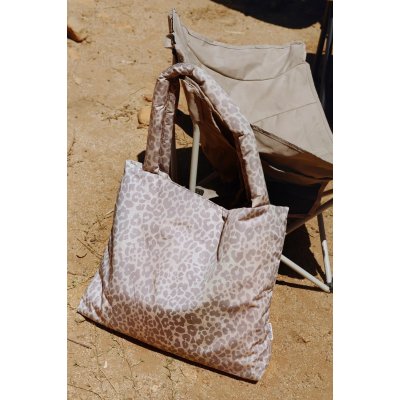 Studio Noos Taška Mom Bag Puffy - Cream Leopard - obrázek