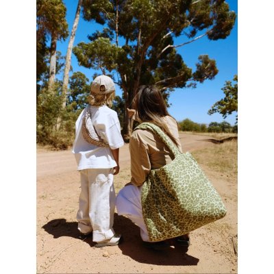 Studio Noos Dětská Crossbody ledvinka Puffy - Cream Leopard - obrázek