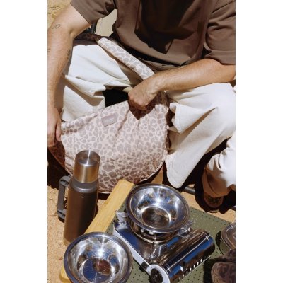 Studio Noos Crossbody taška Puffy - Cream Leopard - obrázek