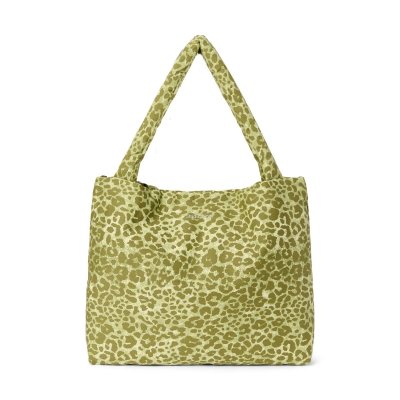 Studio Noos Taška Mom Bag  Cotton - Green Leopard - obrázek
