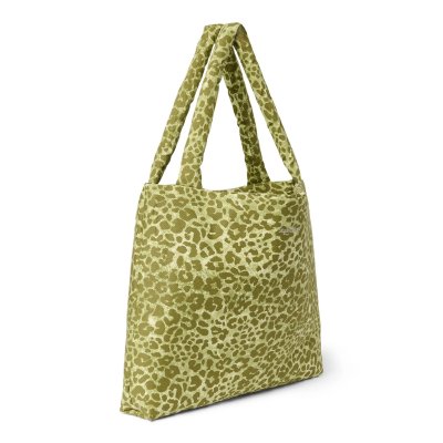 Studio Noos Taška Mom Bag  Cotton - Green Leopard - obrázek