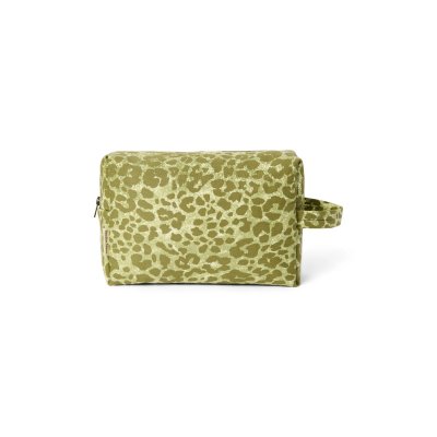 Studio Noos Toaletní taštička Cotton - Green Leopard - obrázek