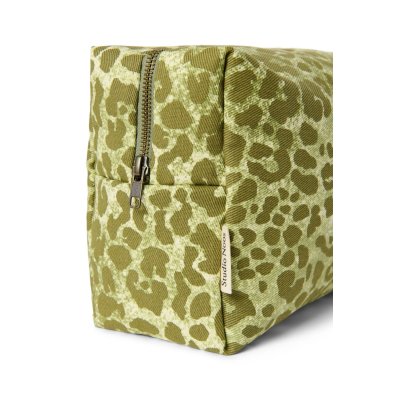 Studio Noos Toaletní taštička Cotton - Green Leopard - obrázek