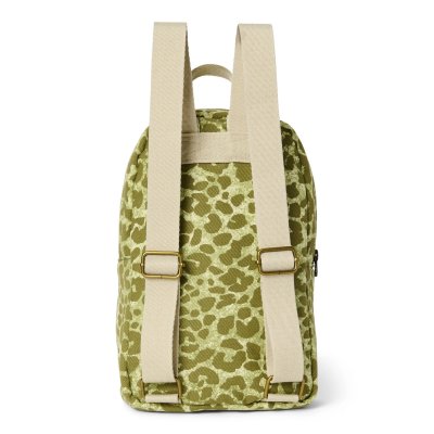 Studio Noos Dětský batůžek Mini Cotton - Green Leopard - obrázek