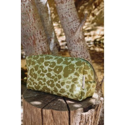 Studio Noos Pouzdro Cotton - Green Leopard - obrázek