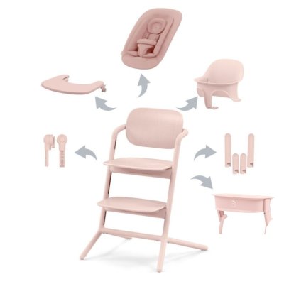 Cybex Lemo 4v1 + Učící věž - Pearl Pink