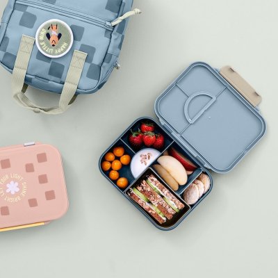 Lässig Svačinový Bento box Pattern Party - Blue/Green - obrázek