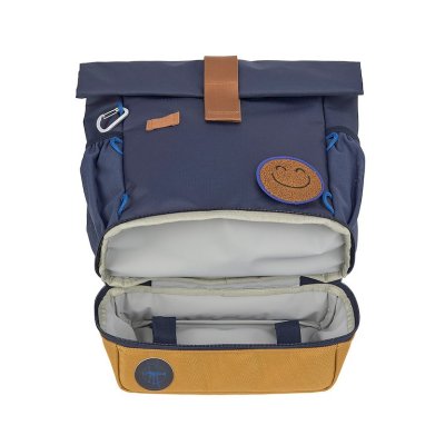 Lässig Dětský batoh Mini Rolltop Backpack Little Gang - Navy - obrázek