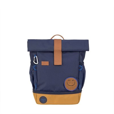 Lässig Dětský batoh Mini Rolltop Backpack Little Gang - Navy - obrázek