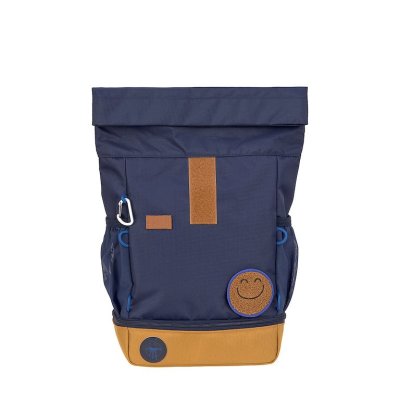 Lässig Dětský batoh Mini Rolltop Backpack Little Gang - Navy - obrázek