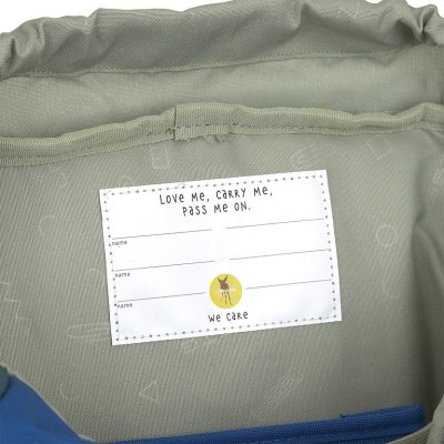 Lässig Dětský batoh Big Backpack Outdoor Unique - Blue/Green - obrázek