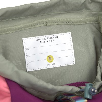 Lässig Dětský batoh Big Backpack Outdoor Unique - Berry/Pink - obrázek