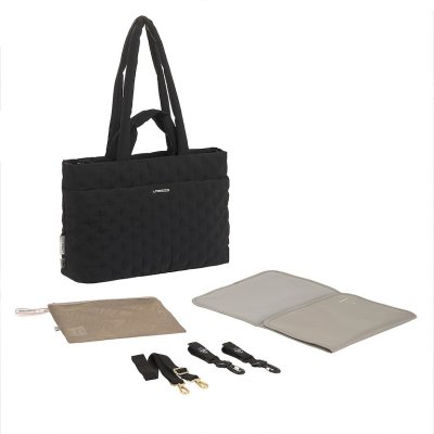 Lässig Přebalovací taška Liva Shoulder Bag Quilted - Black - obrázek