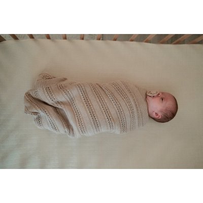 Lodger Deka Newborn Merino Tan - Beige - obrázek