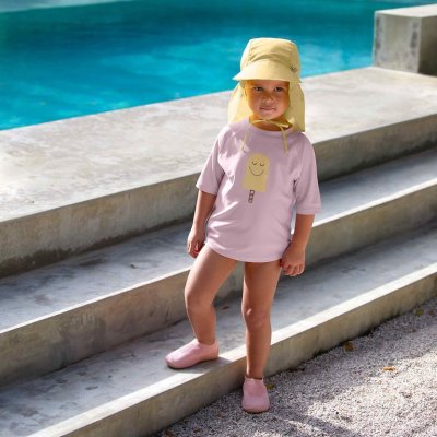 Lässig Rashguard s krátkým rukávem Popsicle - Pale Pink, 13 - 18 m - obrázek