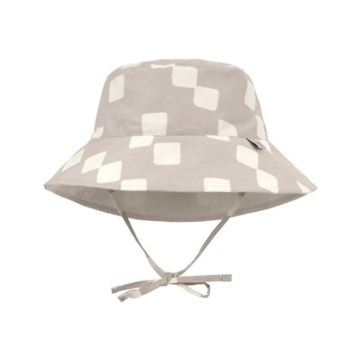 Lässig Bucket Hat Oboustranný klobouček Checkerboard - Stone/Sea Salt, 12 - 36 m